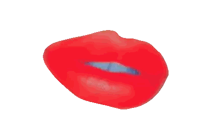 Woman Red Lips