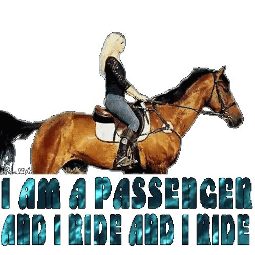 Woman Riding Horse I Ride