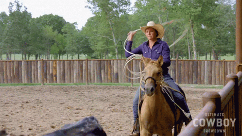 Woman Riding Horse Ultimate Cowboy Showdown