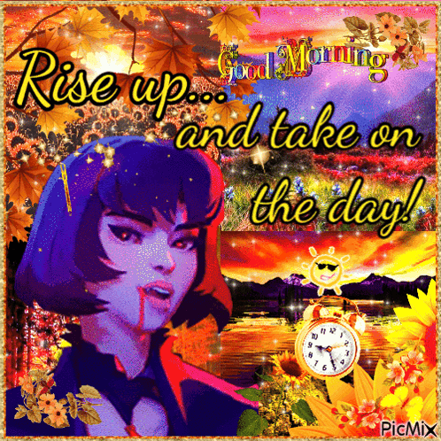 Woman Rise Up And Take On The Day GIF