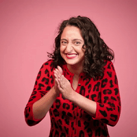 Woman Rubbing Hands Together GIF