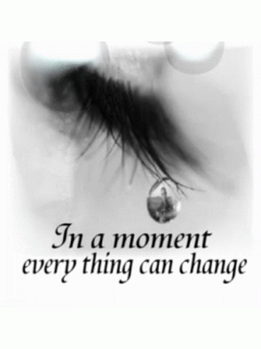 Woman's Eye With Tear