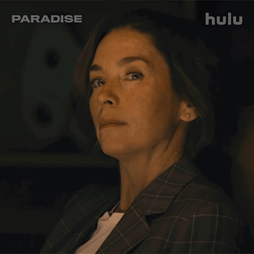 Woman's Face Close Up Hulu Logo