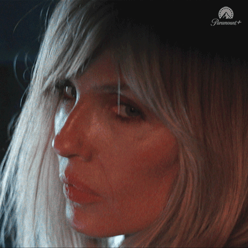 Woman's Face Close Up Paramount Logo