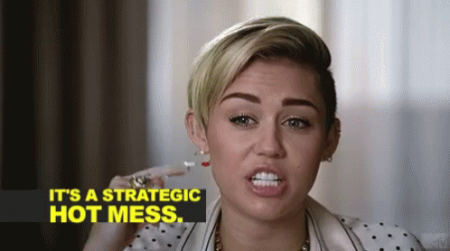 Woman's Face It's a Strategic Hot Mess
