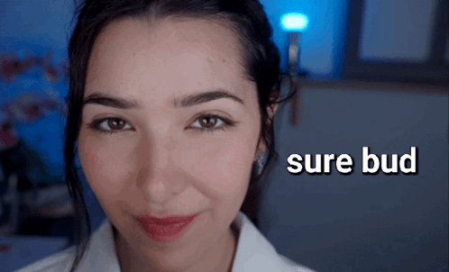 Woman's Face Sure Bud