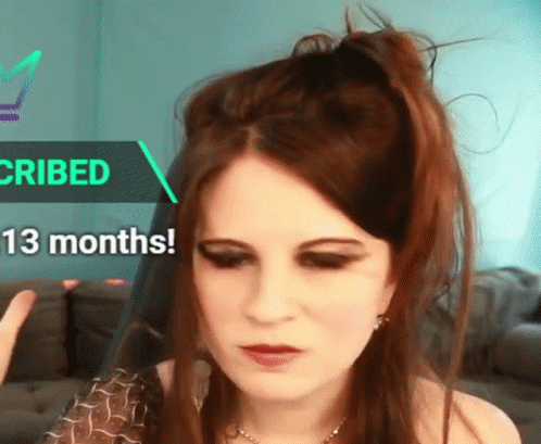 Woman's Face with 13 Months Behind