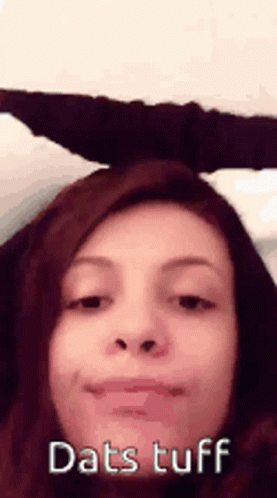 Woman's Face With Dats Tuff