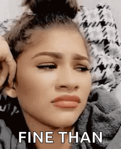Woman's Face With Fine Than