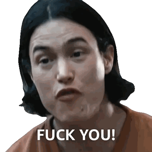 Woman's Face With Fuck You