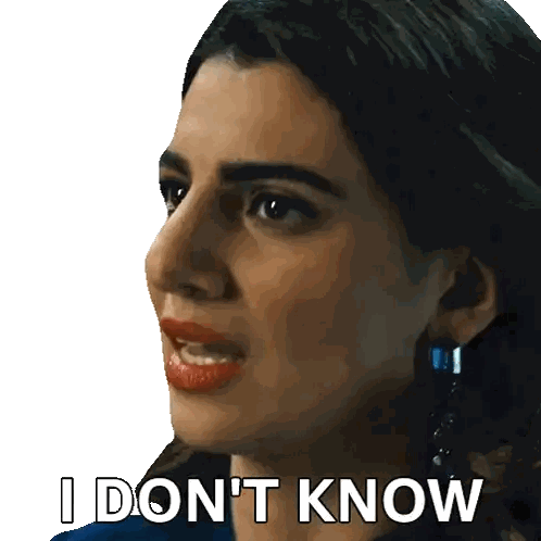 Woman's Face With I Don't Know