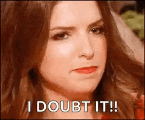 Woman's Face with I Doubt It