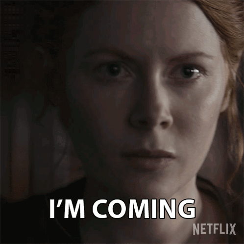 Woman's Face With I'm Coming