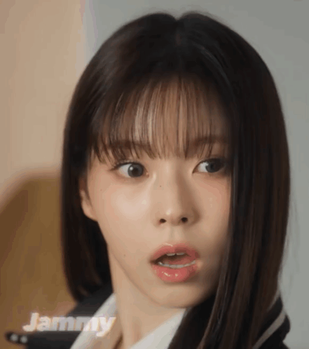 Woman's Face With Jammy GIF