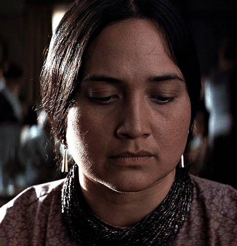 Woman's Face With Necklace GIF