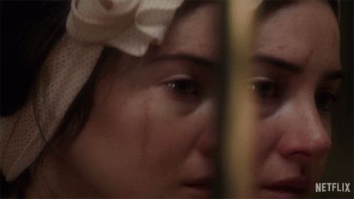 Woman's Face with Netflix