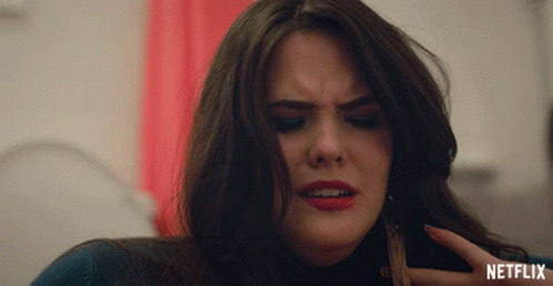 Woman's Face With Netflix