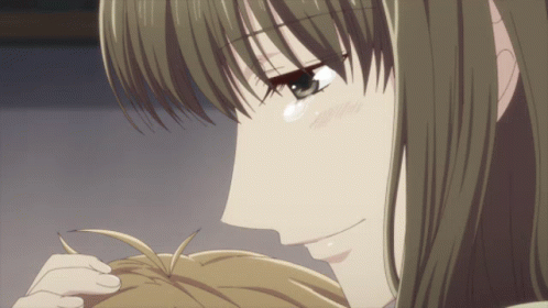 Woman's Face With Tear GIF