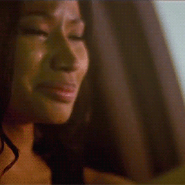 Woman's Face With Tear GIF