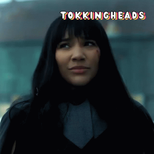 Woman's Face with Tokingheads