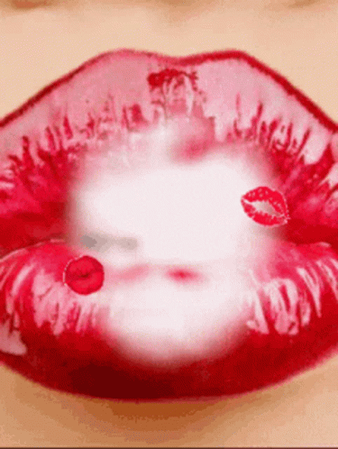 Woman's Red Lips