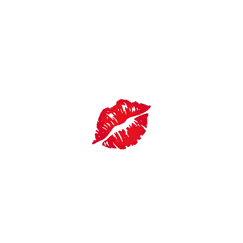 Woman's Red Lips Silhouette