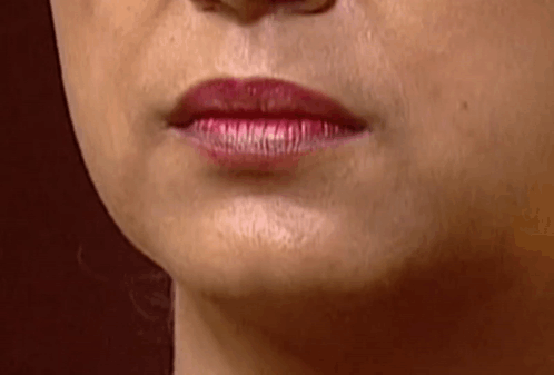 Woman's Red Lipstick Lips