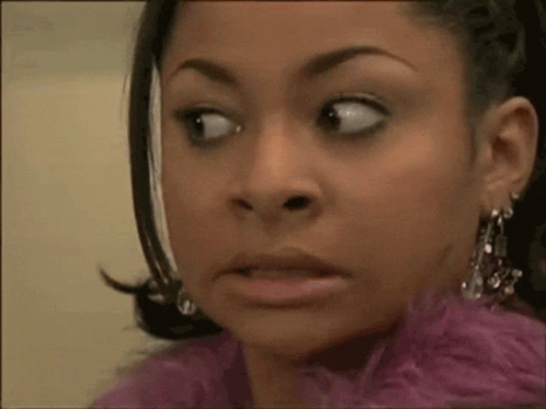 Woman's Surprised Face Close Up