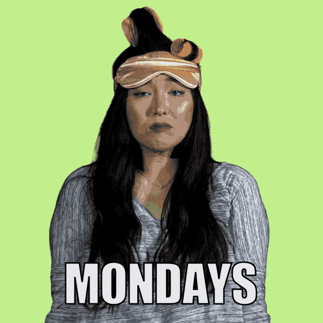 Woman Sad Monday GIF