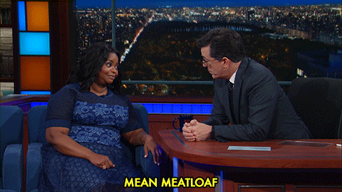 Woman Said Mean Meatloaf GIF