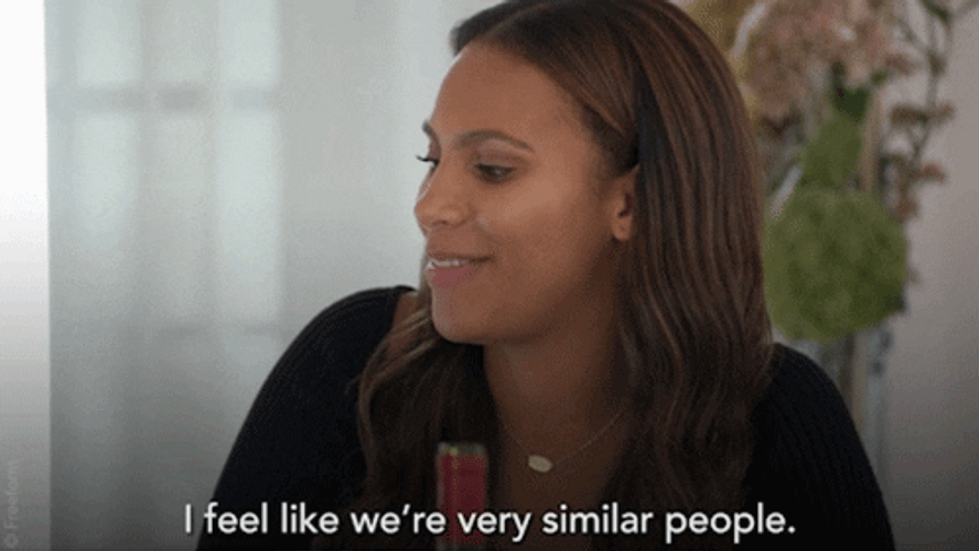 Woman Same Girl I Feel Like We're Similar GIF