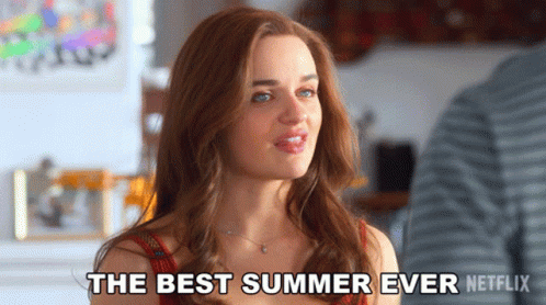 Woman Saying Best Summer Ever Netflix