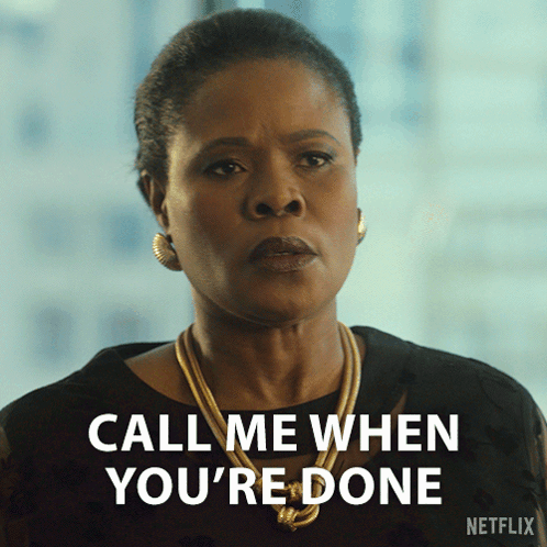 Woman Saying Call Me in Netflix Ad