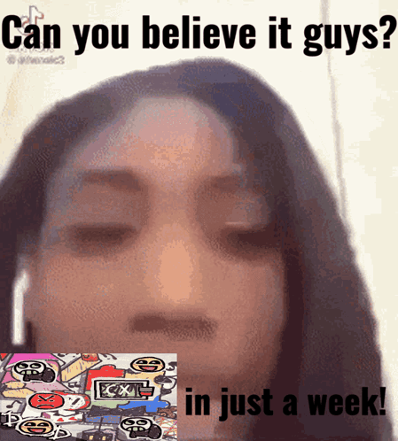 Woman Saying Can You Believe It Guys