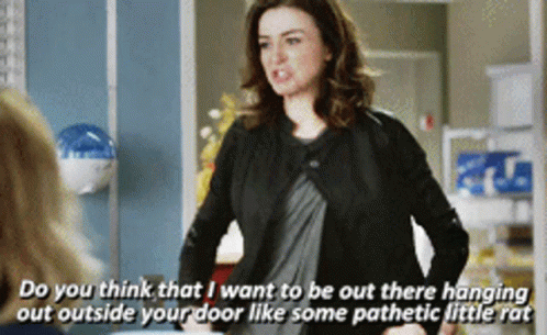 Woman Saying Do You Think I Want To Be Out There GIF