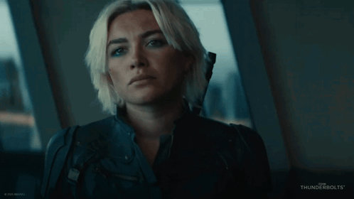 Woman Saying Eat Shit Thunderbolts Ad GIF