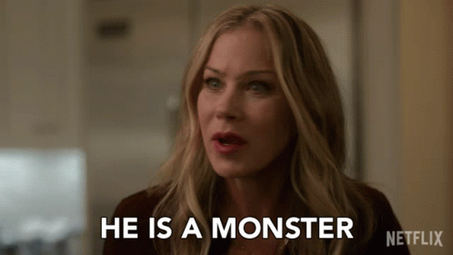 Woman Saying He Is a Monster