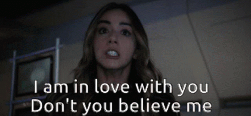 Woman Saying I Am In Love With You Don't You Believe Me
