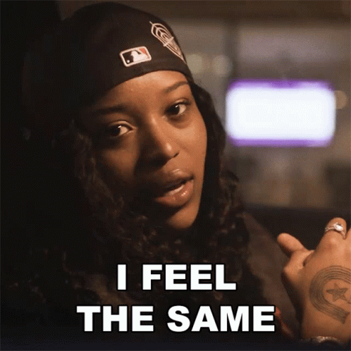 Woman Saying I Feel The Same Wearing Hat GIF