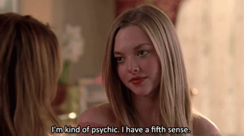 Woman Saying I Have Fifth Sense