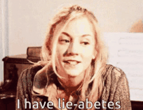 Woman Saying I Have Lie-abetes