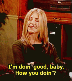 Woman Saying I'm Doing Good Baby