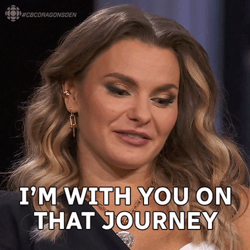 Woman Saying I M With You On That Journey