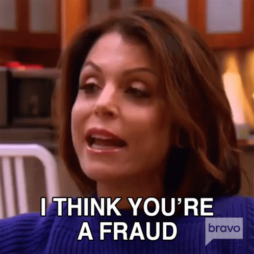 Woman Saying I Think You're A Fraud Bravo GIF