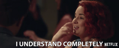 Woman Saying I Understand Completely GIF