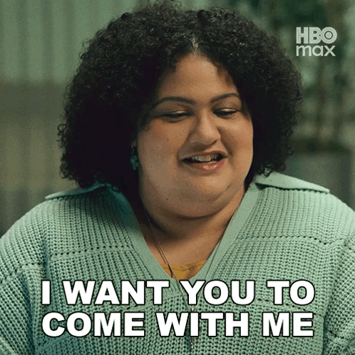 Woman Saying I Want You to Come With Me HBO Max