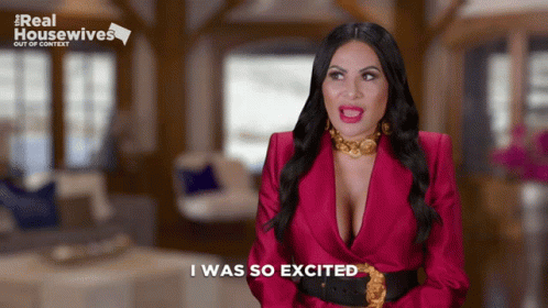 Woman Saying I Was So Excited Real Housewives Ad