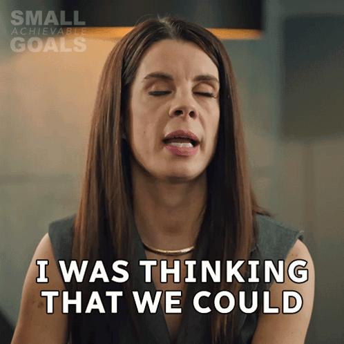 Woman Saying I Was Thinking