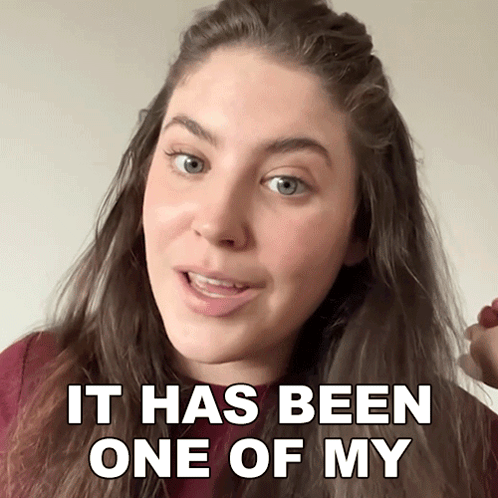 Woman Saying It Has Been One Of My GIF