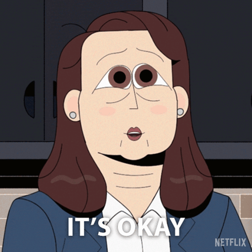 Woman Saying It's Okay by Netflix